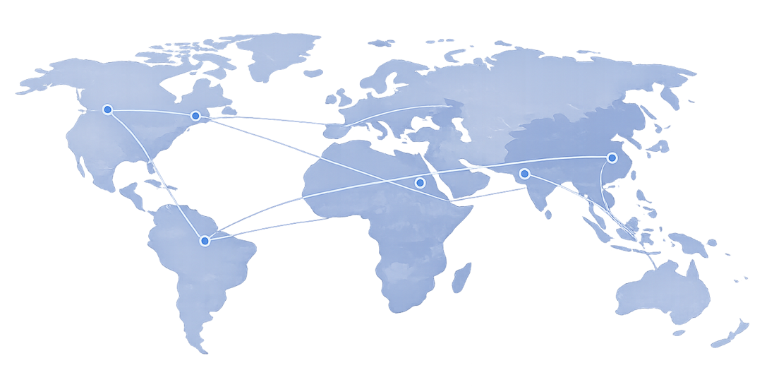 Global network map