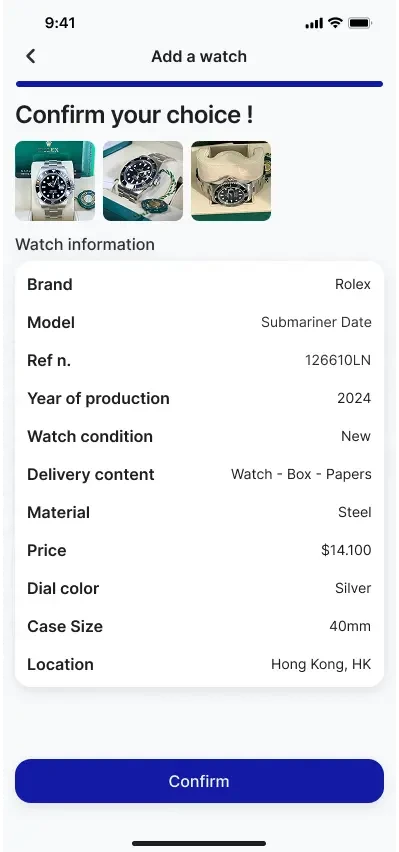 Share listing